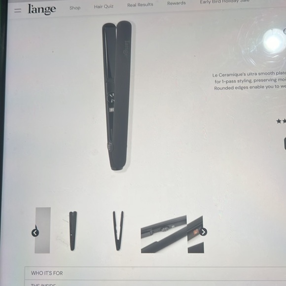 I’ange Le Ceramique
1-Pass Flat Iron - Picture 6 of 7